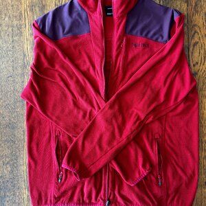 Maroon Marmot Tech Fleece Full Zip